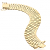 Vintage 14K Gold Brick Link Bracelet