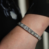 Vintage Platinum Diamond Link Bracelet