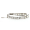 Vintage Platinum Diamond Link Bracelet