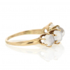 Vintage Four Round Moonstone Gold Ring