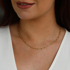Mobius 18k Gold Link Chain Necklace Image