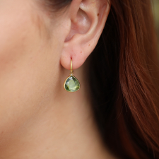 Prasiolite Quartz Orbit Earrings Image