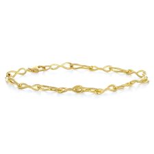 Mobius Chain Link 18k Gold Bracelet Image