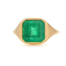 Colombian Emerald Gold Ring Image