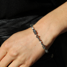 Labradorite, Pearl and London Blue Quartz Bracelet Image