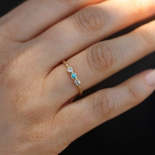 Gold Turquoise and Diamond Ring