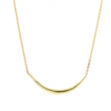 Solid Arch 18k Gold Necklace Image