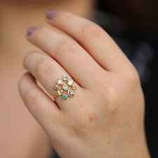 Multi Gemstone Super Couronnee Ring