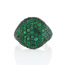 Emerald Signet Pinky Ring Image
