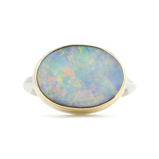 Oval Australian Jelly Opal Ring Image