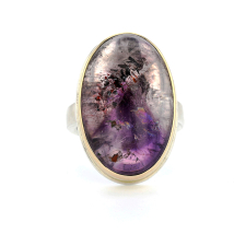 Vertical Seven Mineral Stone Ring Image