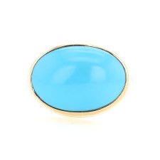 Oval Sleeping Beauty Turquoise Ring