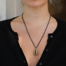 Onyx Birdcage Necklace Image