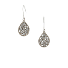 Small Teardrop Diamond Lace Earrings Image