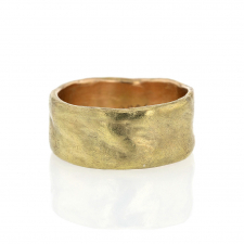 Wide Gold Band Ring Image