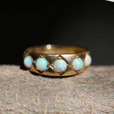 Victorian 18k Gold Opal Ring Image