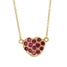 Ruby Heart Necklace Image