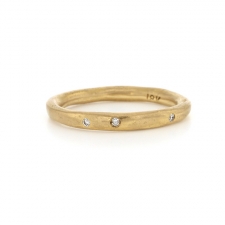 Perfect Thin 18k Gold Band Ring Image