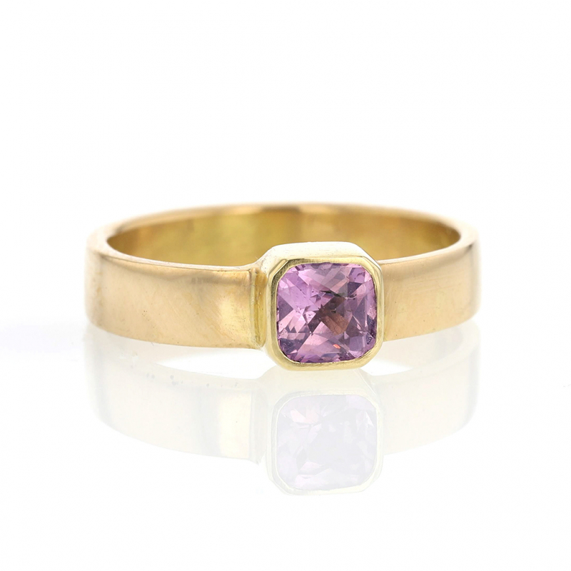 Bubblegum Pink Sapphire Roxy Ring