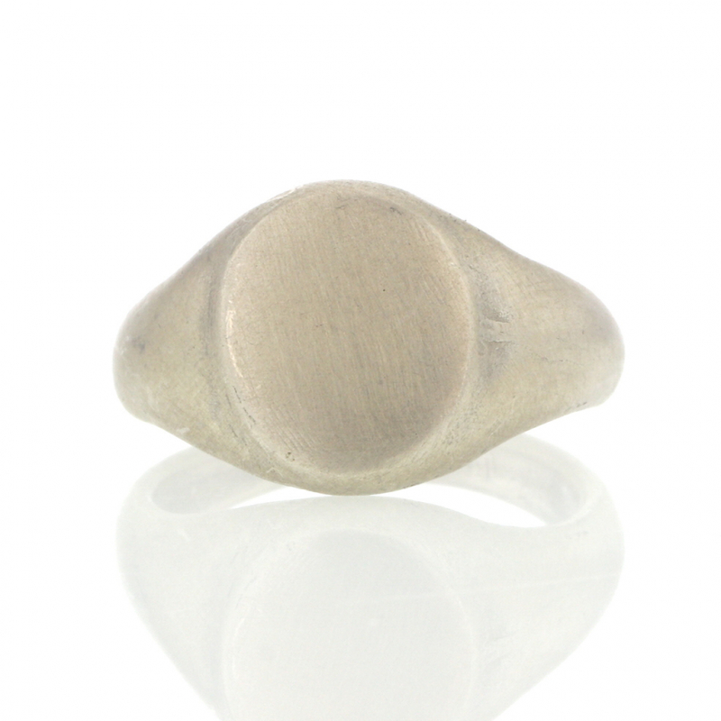 Silver Classic Signet Silver Ring