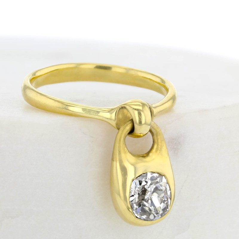 Diamond Locket Ring