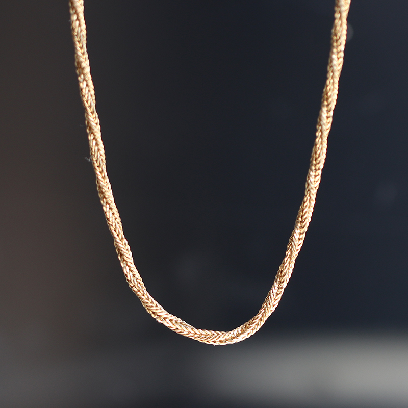 Hamptons Rope Necklace 14k Gold Filled online sales.