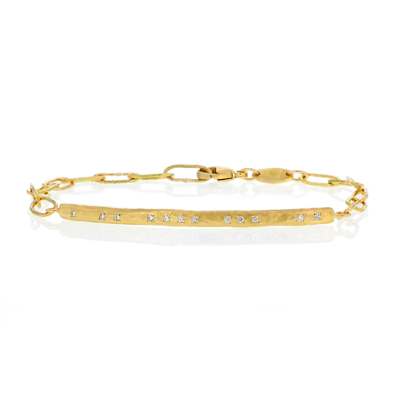 Bar 18K Gold Bracelet